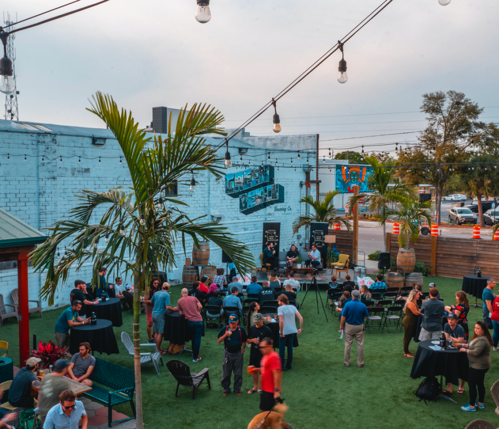The Outdoor Space at Green Bench Brewing