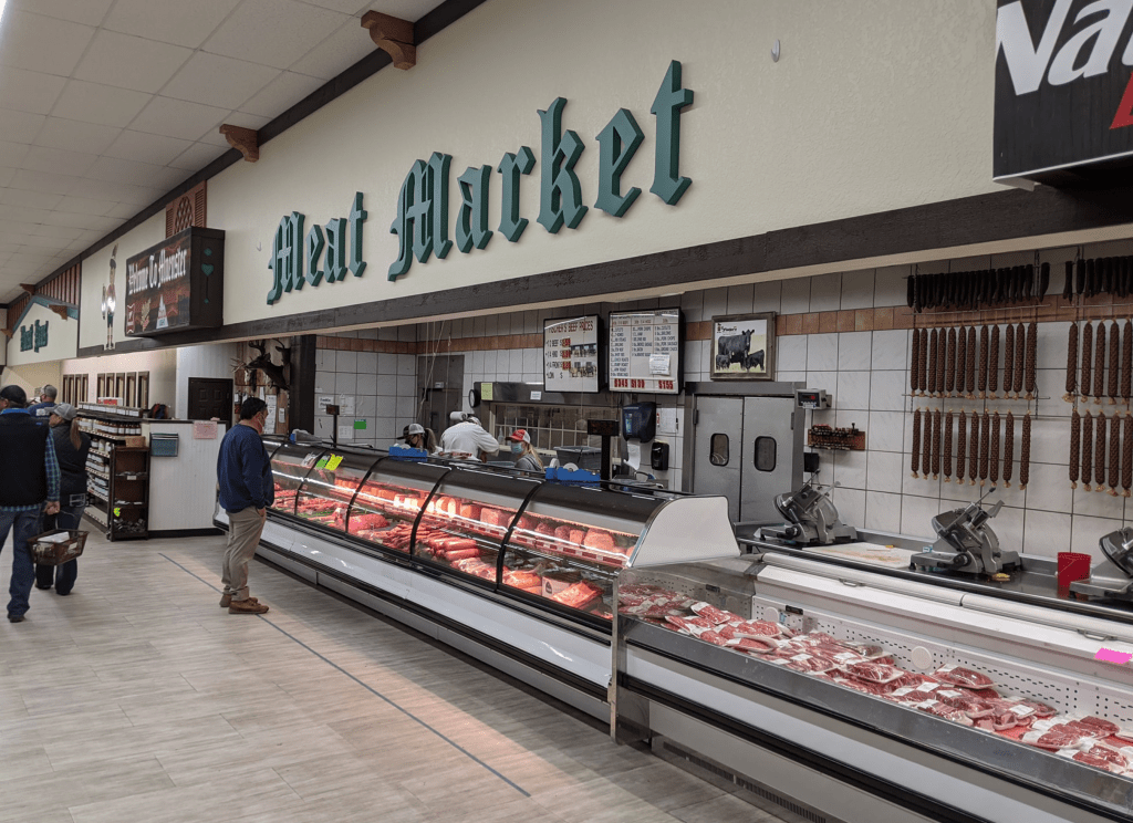 Meat and Cheese Counter at Fischer's Meat Market