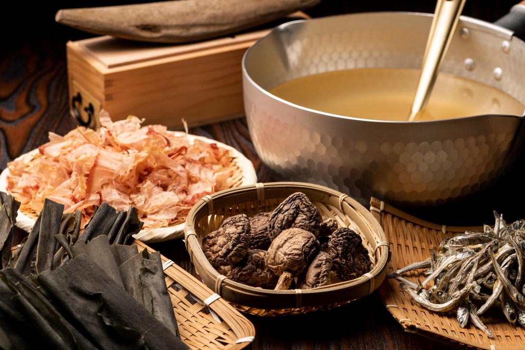 Mushroom stock with dried mushrooms