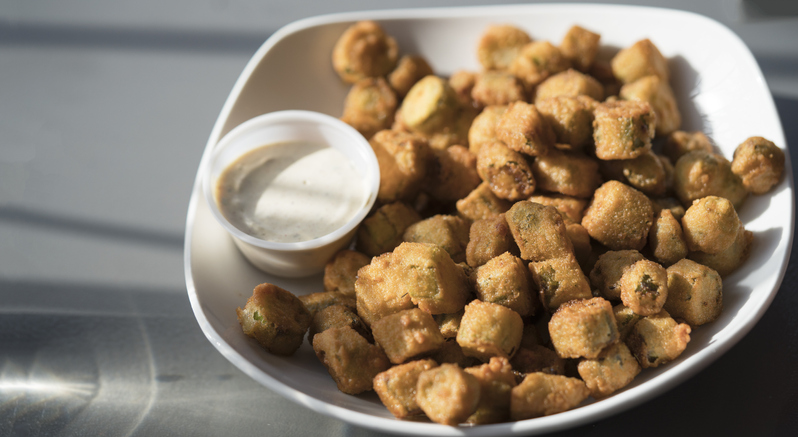 Fried okra