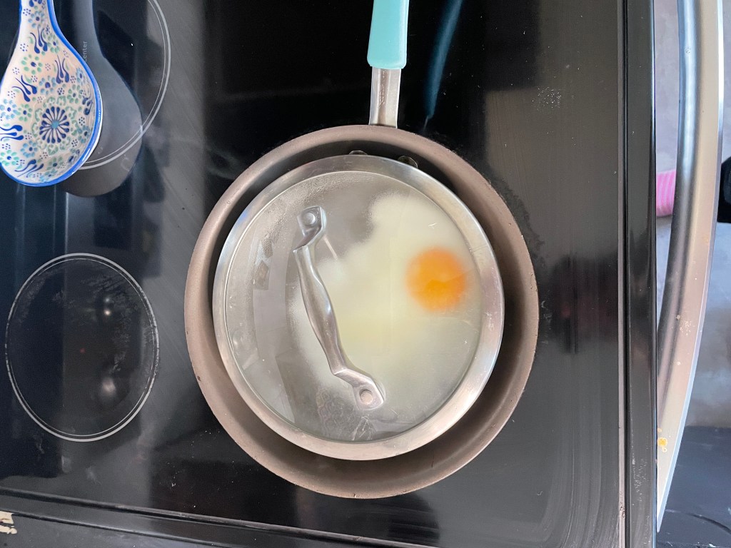 basting eggs