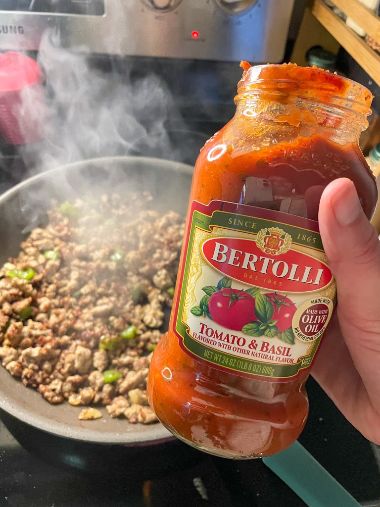 spaghetti sauce with meat