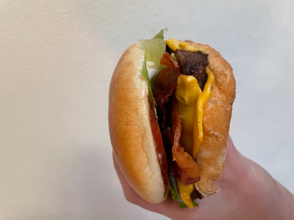 Wendy's bacon burger