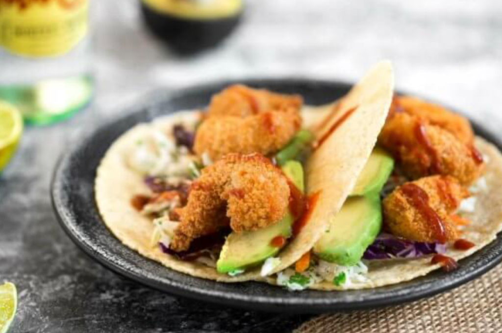 vegan shrimp tacos