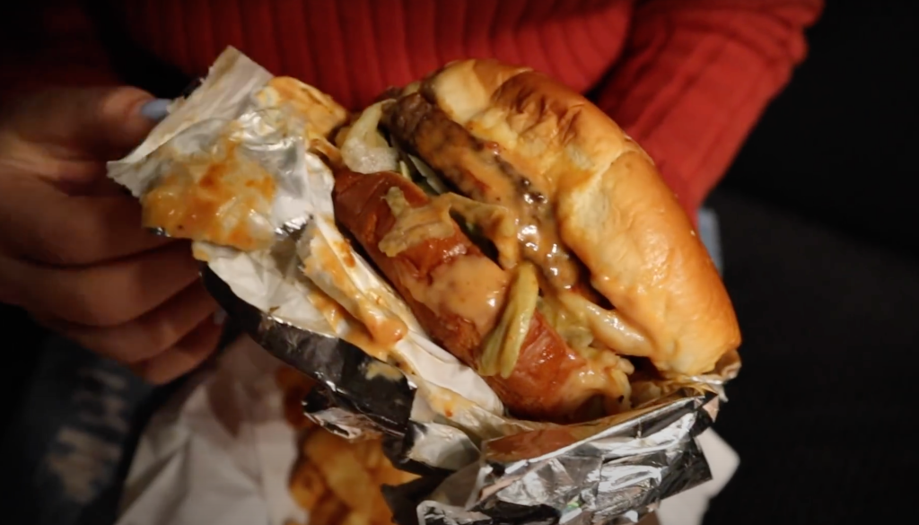 Slutty Vegan burger