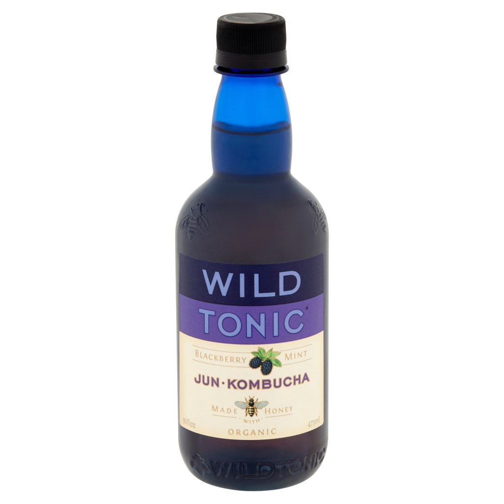Wild Tonic Blackberry Mint Traditional Jun Kombucha