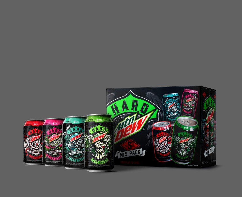 variety pack of hard mountain dews