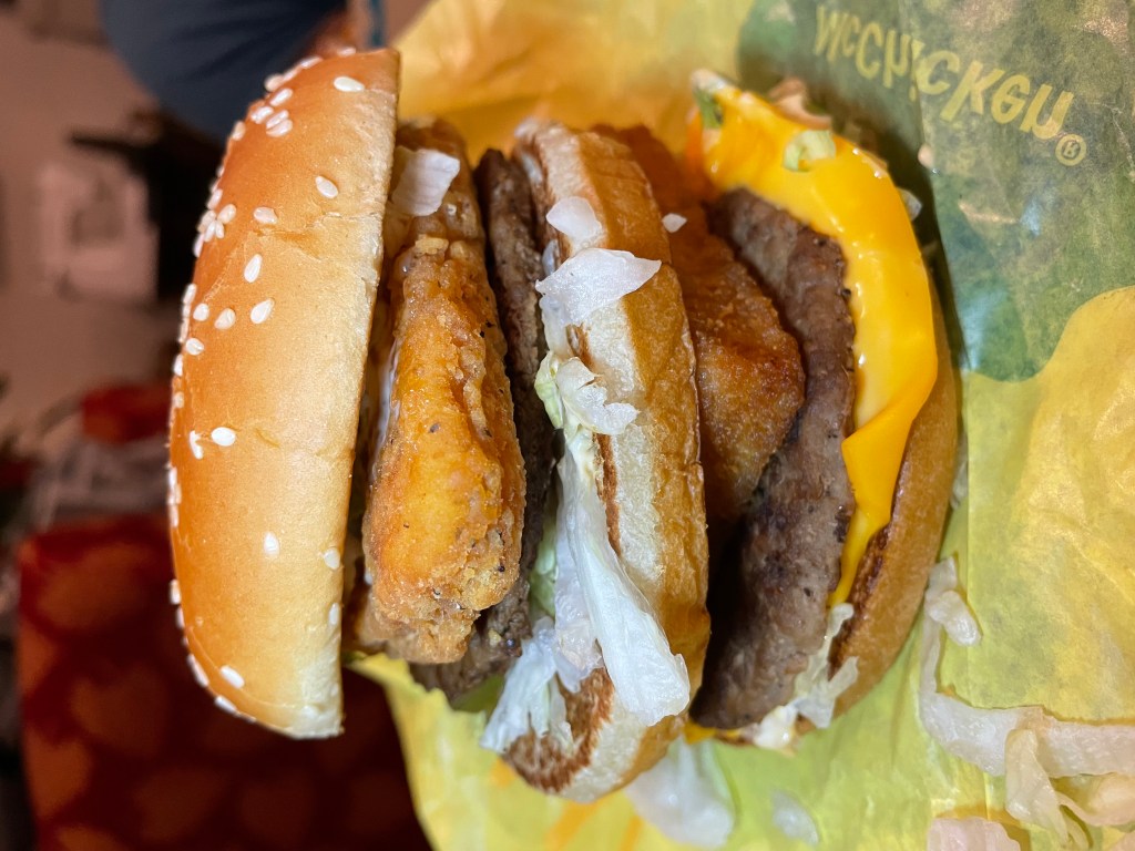Land air and sea burger
