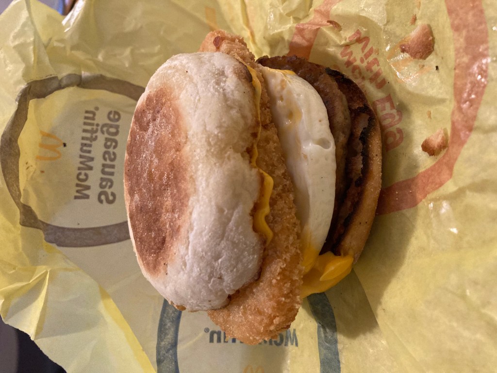 Mcdonald's hashbrown mcmuffin