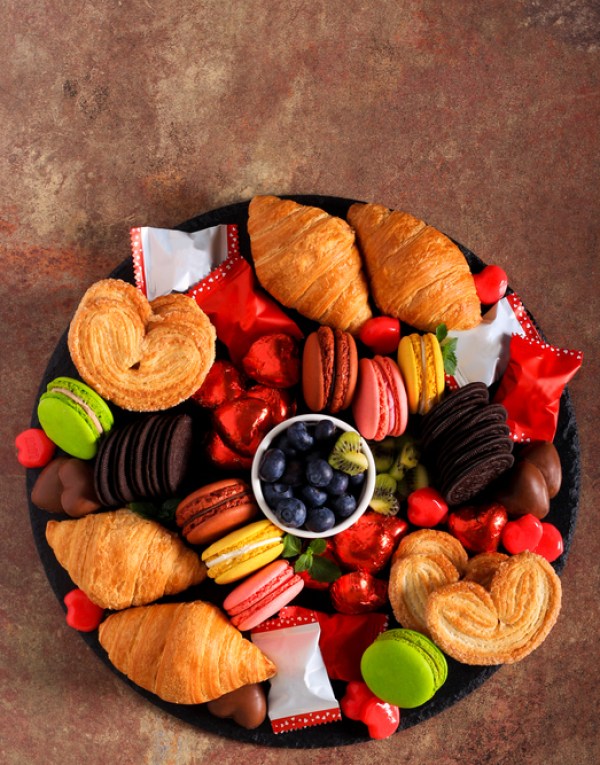 Mothers day sweet brunch board
