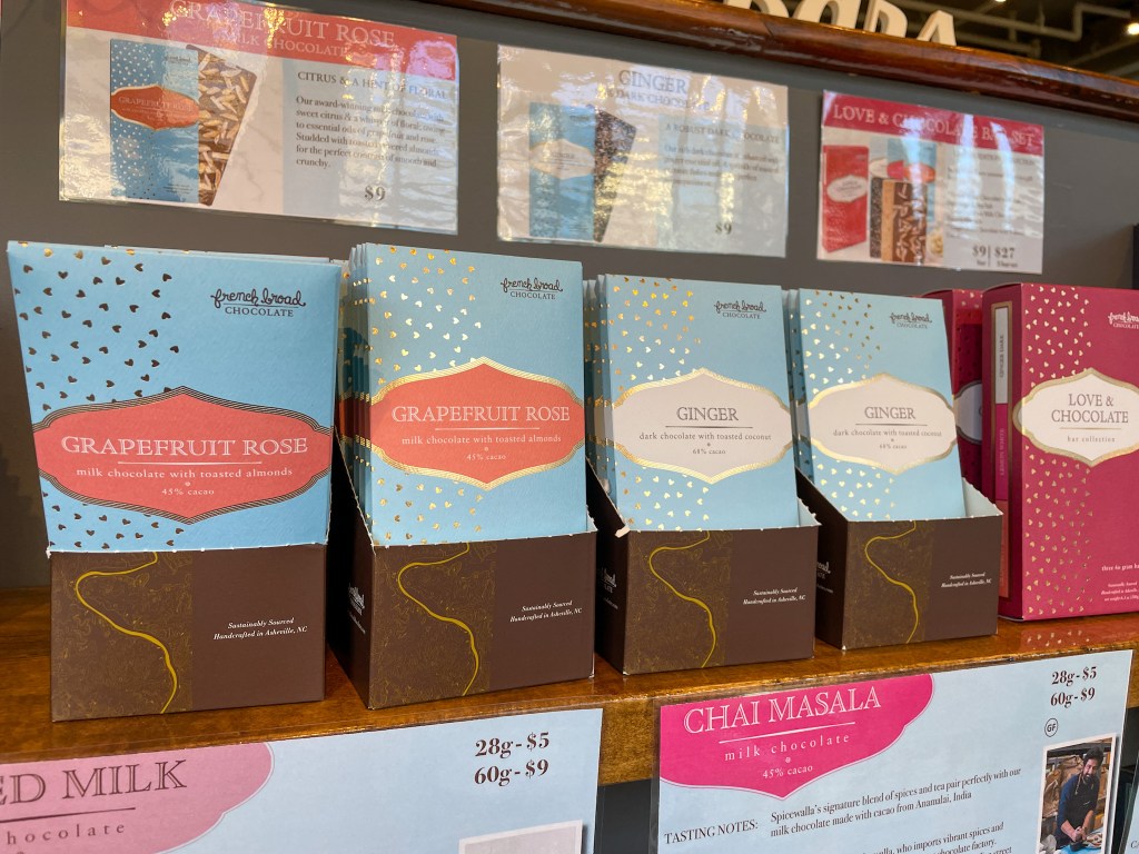 bars of chocolate