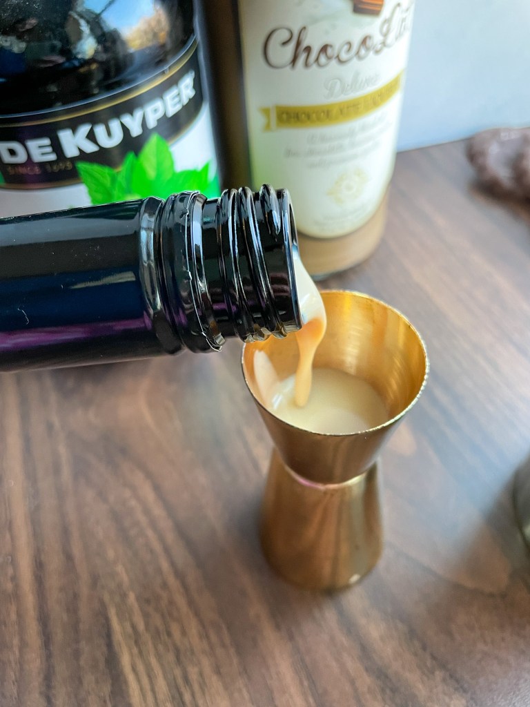 pouring irish creme