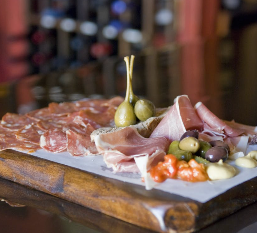 ham plate at Anis Bistro