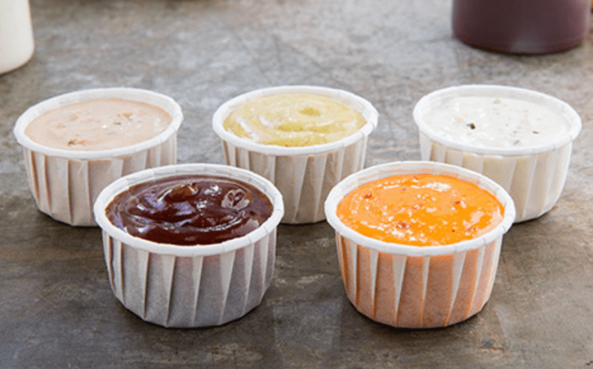 Milo's Hamburger sauces