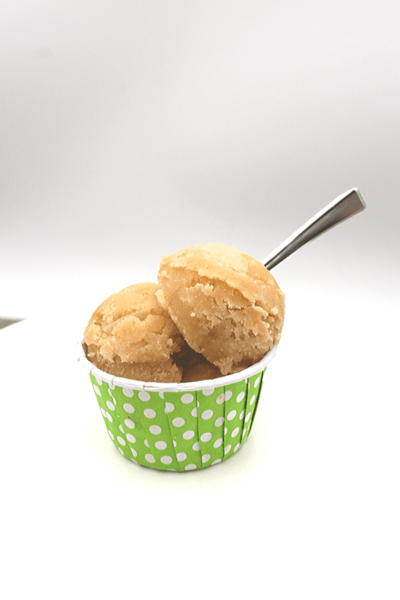 Toffee-tastic edible keto cookie dough