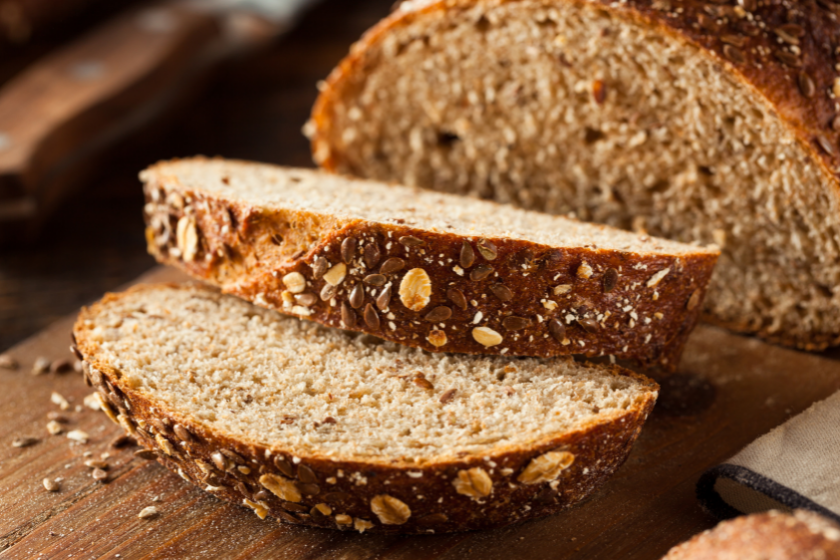 healthiest breads sliced