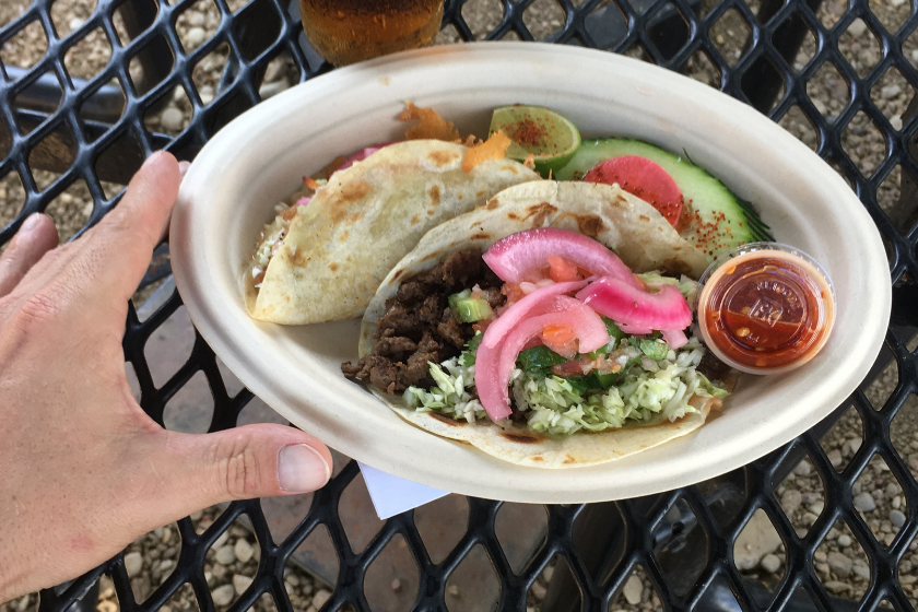 tex mex breakfast from food truck