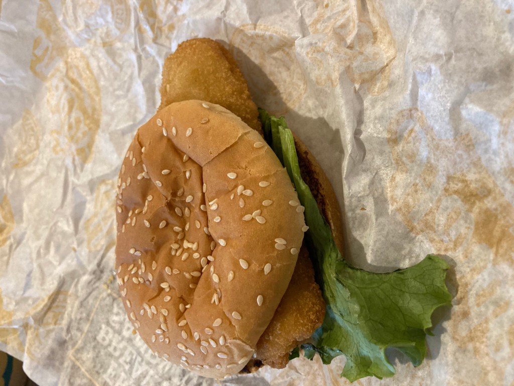 Hardee's fish sandwich