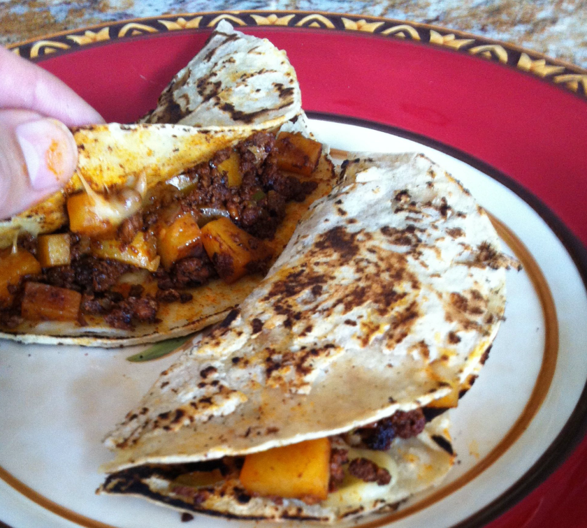 tacos with chorizo