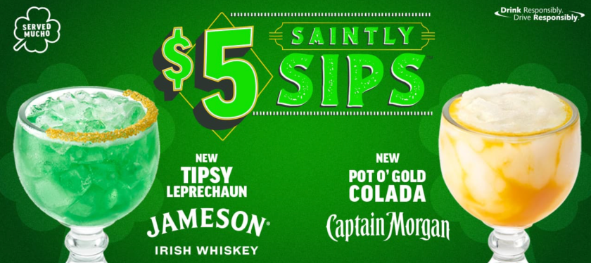 saintly sips at Applebee's