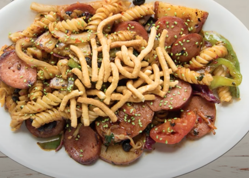 plate of Mongolian bbq