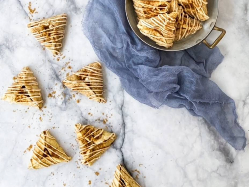 cinnamon bun hamantaschen