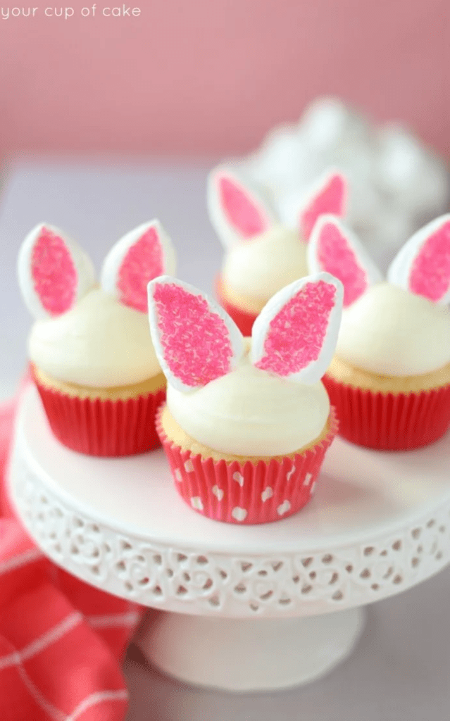bunny cupcakes