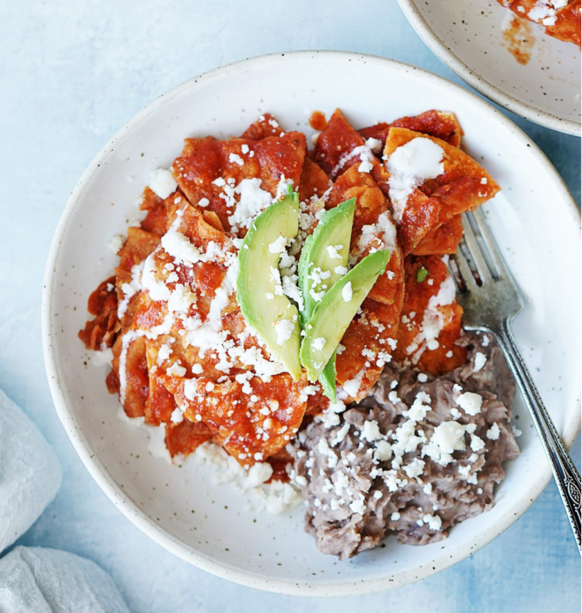 chilaquiles rojos
