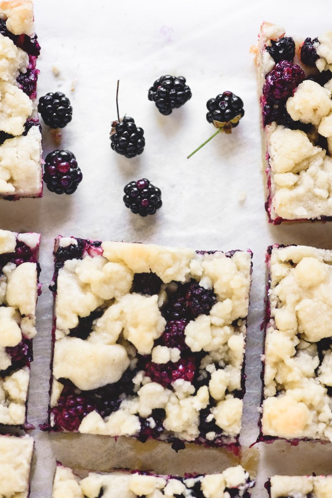 blackberry cobbler bars from the view from great island