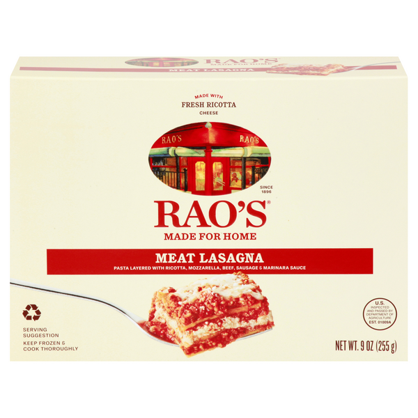 Rao's Meat Lasagna