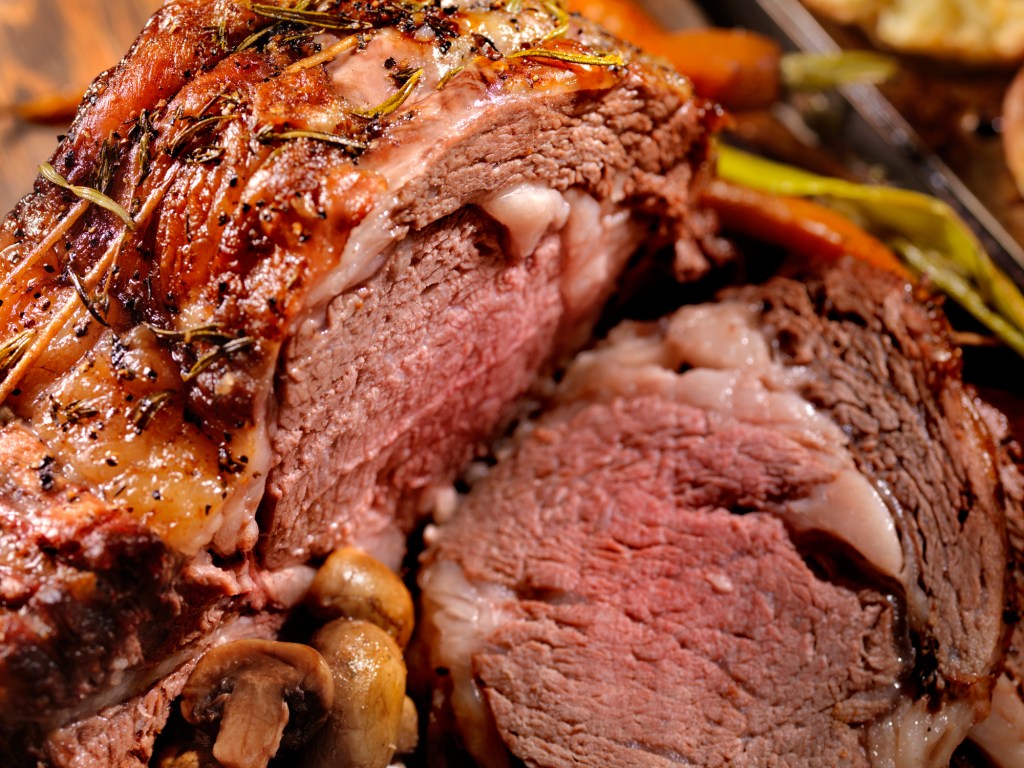 Standing Rib Roast with lots of Marbling