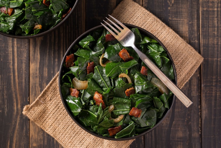 Collard Greens Bacon Onion