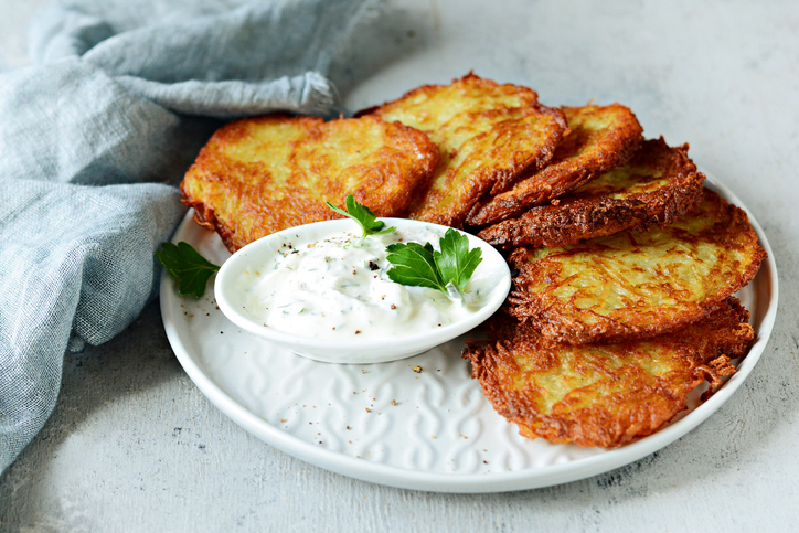 sweet potato latkes
