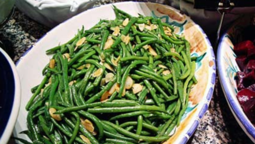 green beans almondine