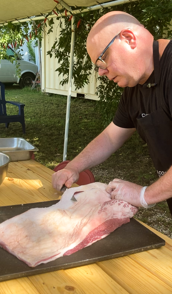 how to trim a brisket