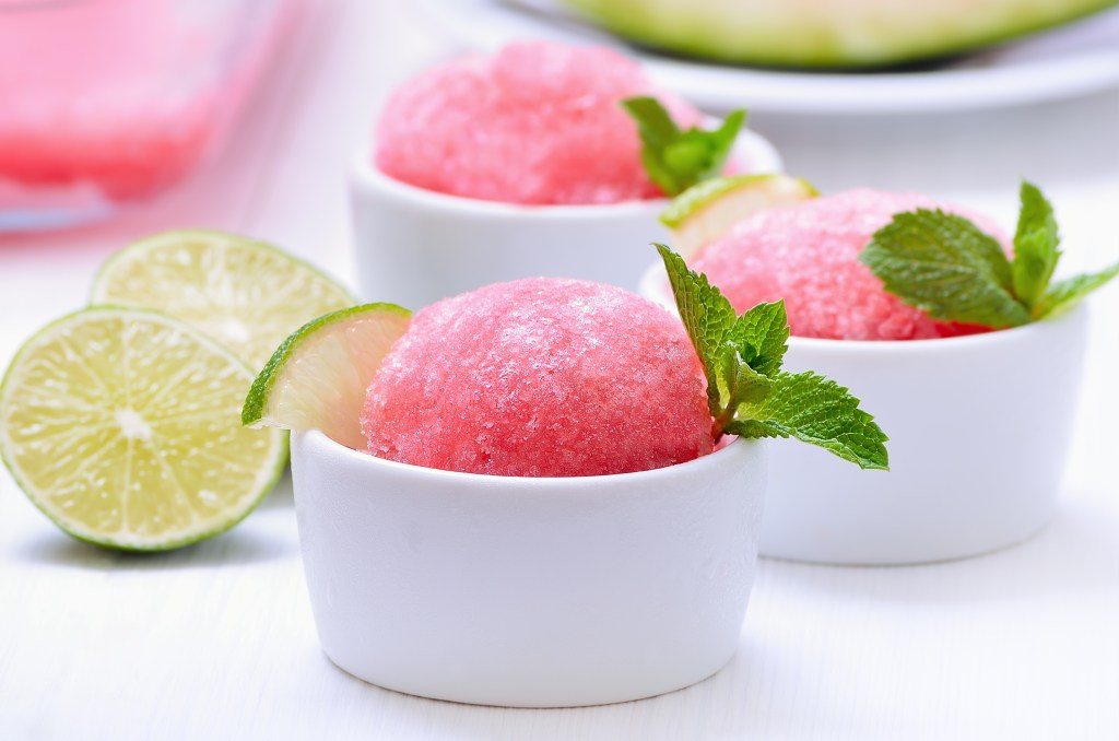 Watermelon sorbet