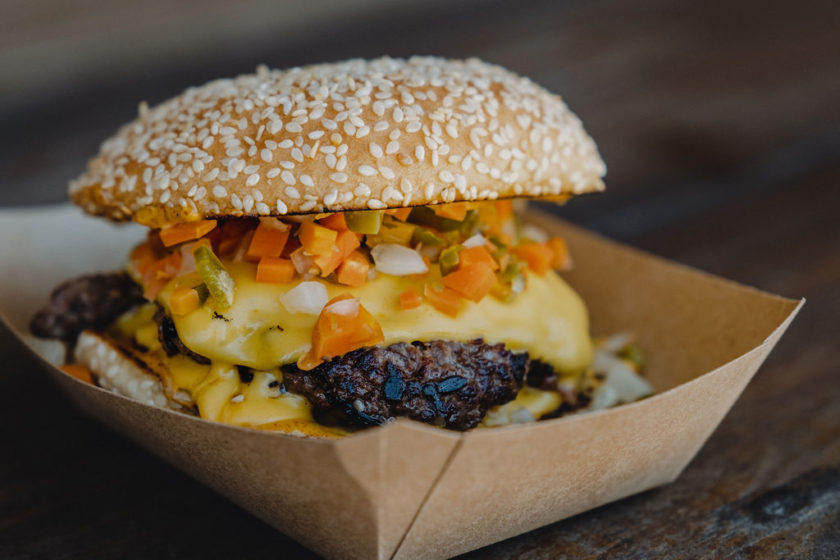Lo Salvaje wild boar burger