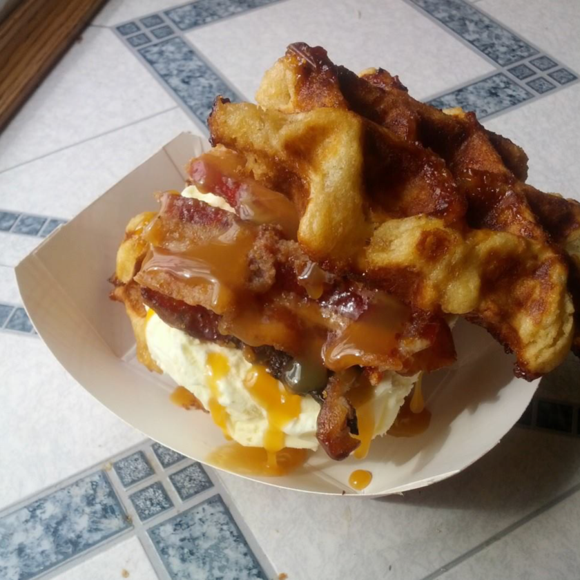 Mamie's waffle sandwich