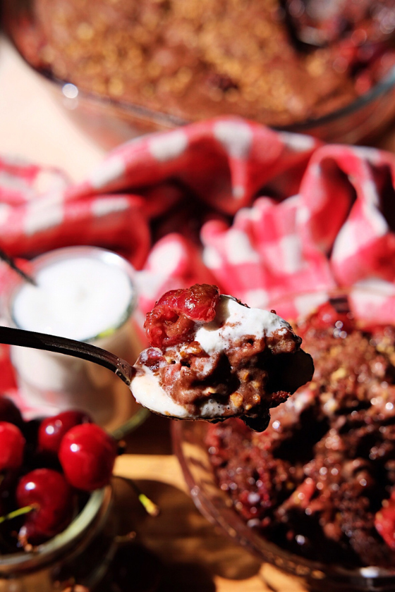 cherry cobbler