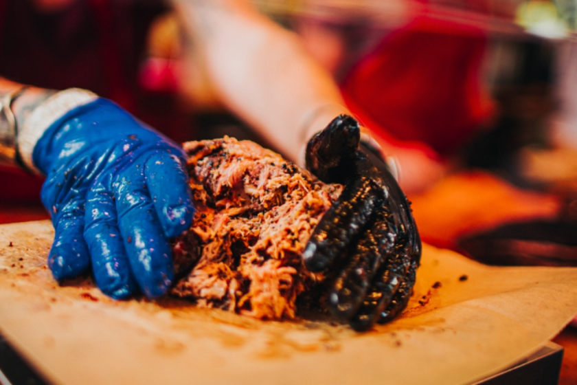 smoked brisket la barbecue