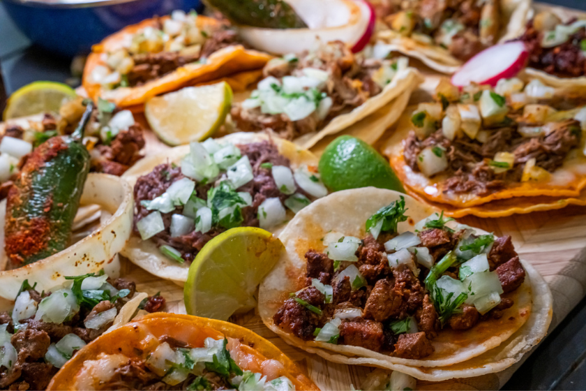 carne asada tacos