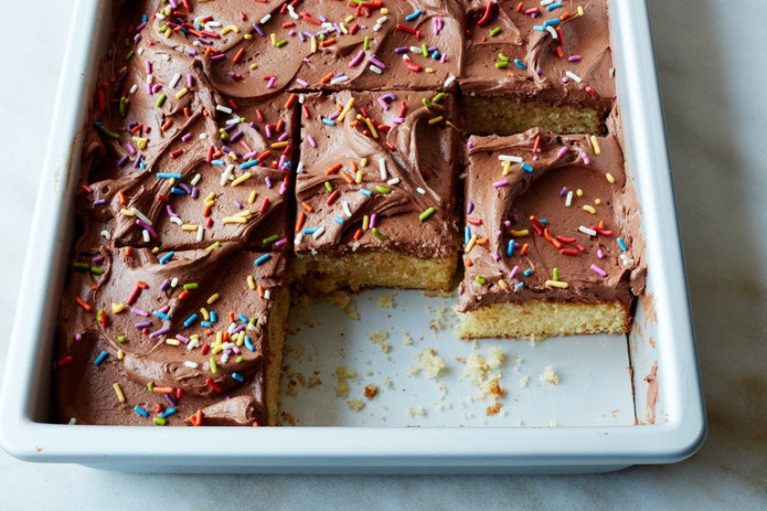 yellow sheet cake