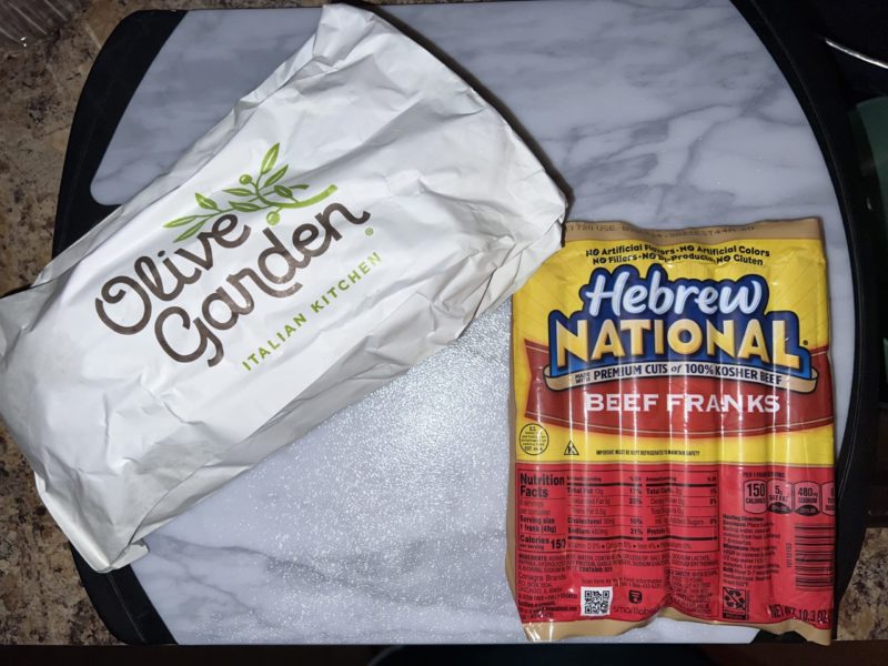 olive garden hot dogs